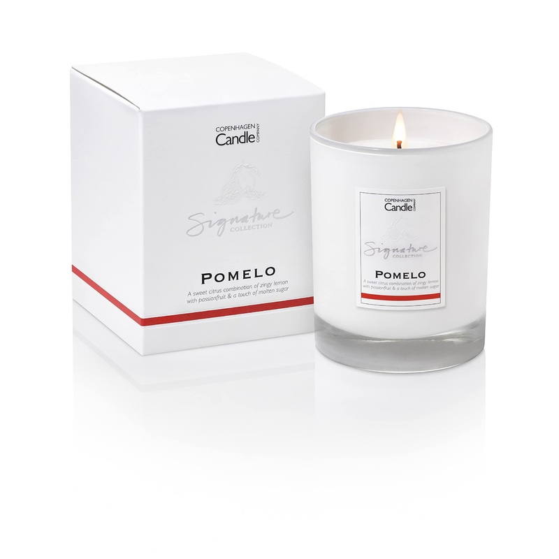 Luxury Scented Candles Gifts for Women | Natural Wax Blend | 45 Hours Burn time | Hotel Collection | The Copenhagen Company – Pomelo (7oz) 7oz Pomelo 7oz