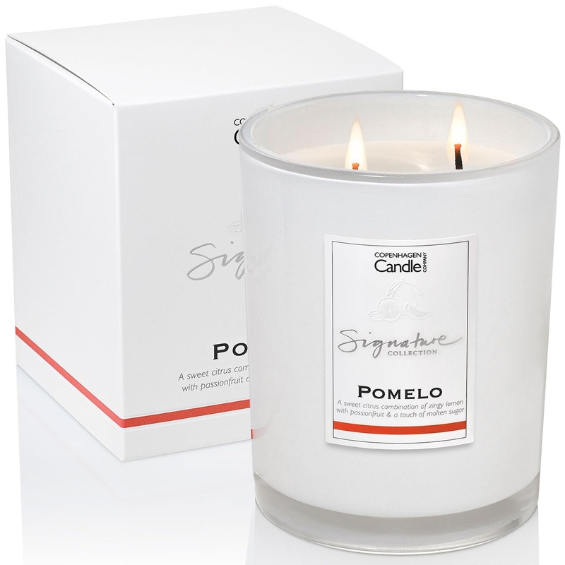 Luxury Scented Candles Gifts for Women | Natural Wax Blend | 65 Hours Burn time | Hotel Collection | The Copenhagen Company – Pomelo (21oz) 21oz Pomelo 21oz