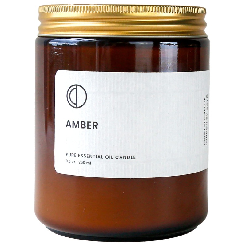 OCT Amber scent | Scented candle with soy wax and natural essential oils 250ml Amber 250 ml