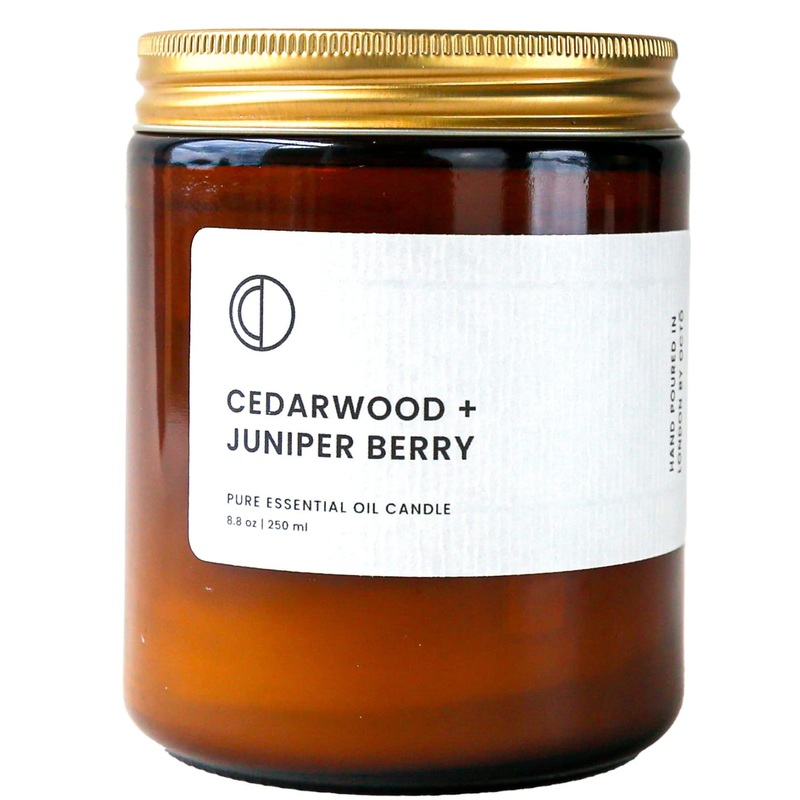 OCT Cedarwood + Juniper | Scented candle with soy wax and natural essential oils 250ml Cedarwood + Juniper 250ml