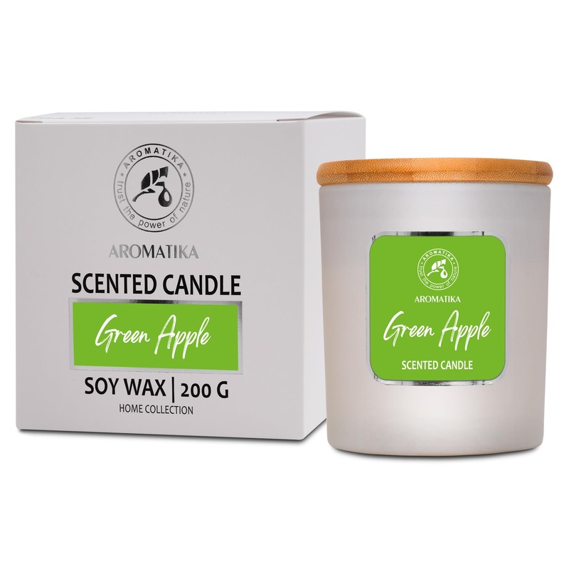 Armatics Trust the Power of Nature fragrance candle Green Apple – Aroma Candle – Aroma Therapy – Soykerze for Home – Candles for Raum fragrance – fragrance candle in a glass – idea for Mother’s Day – Birthday – Birthday