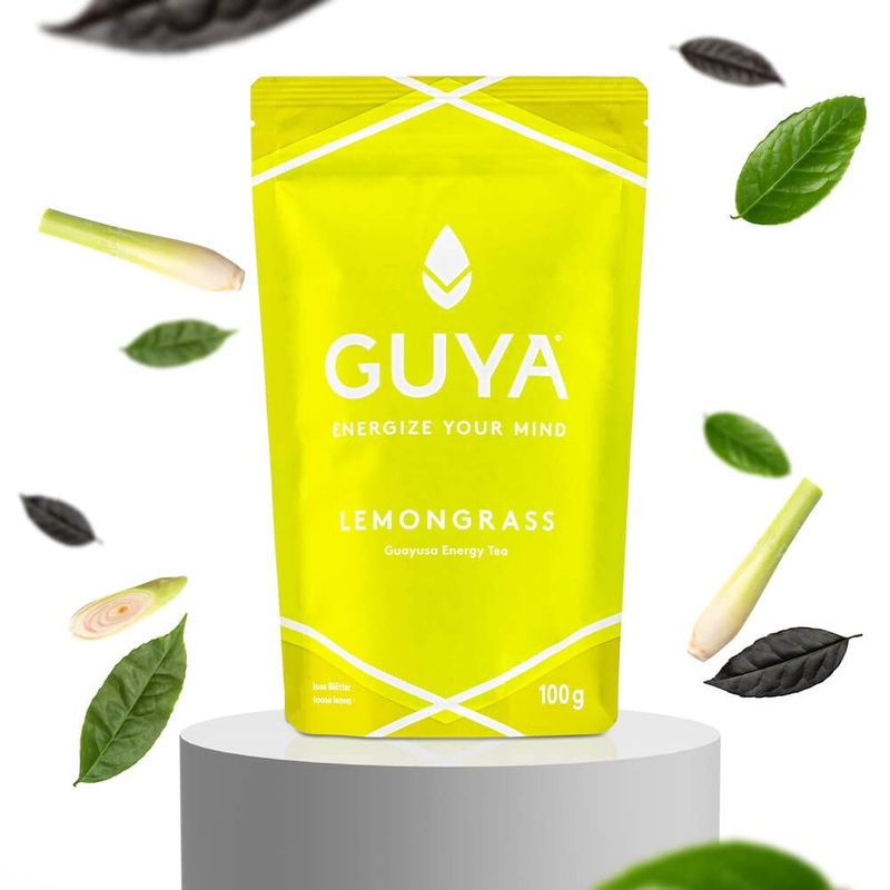 Bio guayusa tea lemongrass loose |100g 40 cups |Energice your mind |Coffee alternative |Natural caffeine L-thetheanin Theobromin & Theophyllin |Vl. Mhd Lemon Grass