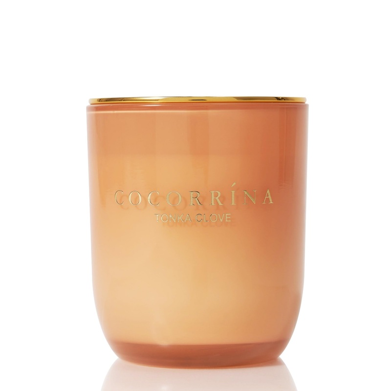 Cocorr na Candle fragrance candle in a glass – Tonka Gew rznelke burning time up to 22 hours natural soy candle Christmas gift candle 180g Tonka Gew rznelke 180g