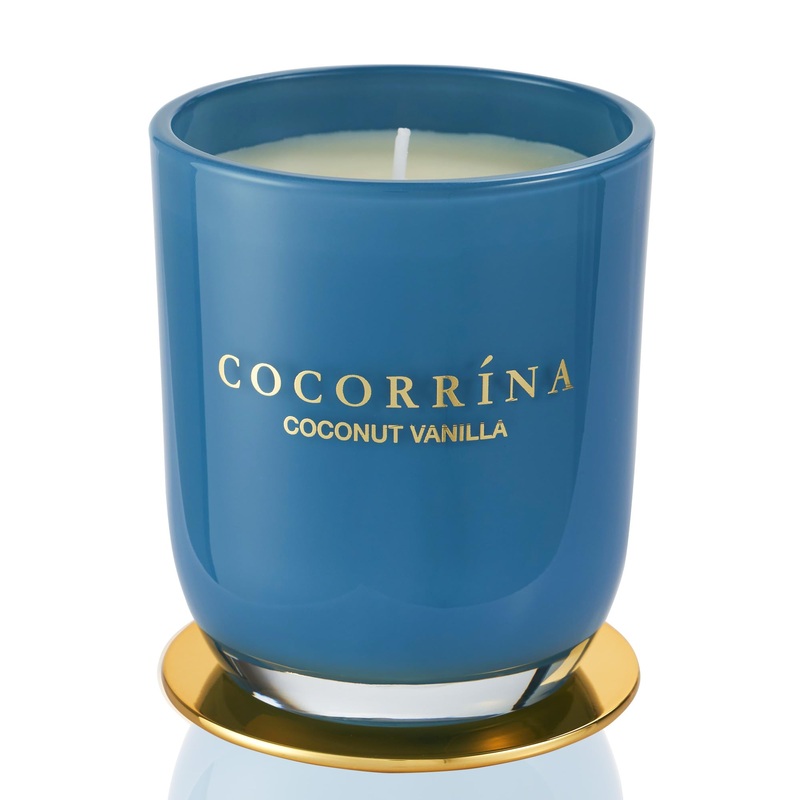 Cocorr na Candle fragrance candle in glass – coconut vanilla burning time up to 22 hours natural soy candle Christmas gift candle 180g coconut vanilla 180g