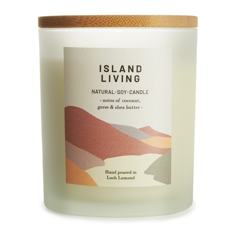Island Living – Organic & Vegan Luxury Scented Candles. Hand Poured in Loch Lomond Scotland (+7 Scent Options)