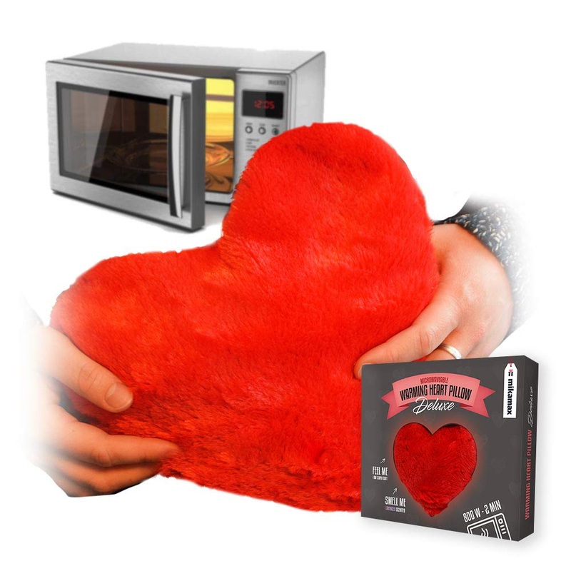 MIKAMAX Warming Heart Pillow Deluxe