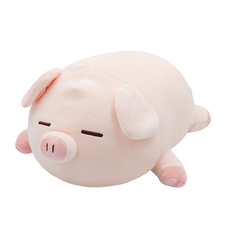 Pig Plush Stuffed Animals Chubby Toy Kawaii Plush Pig Pillow Soft Toys Pig Cushion Doll Animal Hugging Pillow Toys Children Plush Toy Toddler Gift Plush Birthday Gift Decoration at Home 15.7 Inch Multicoloured 15.7 inch