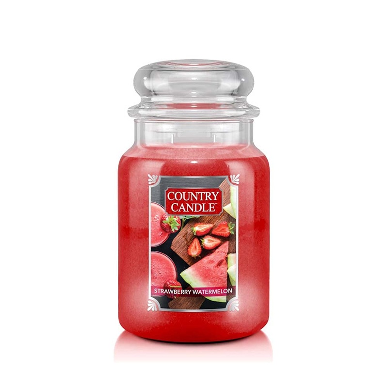 Strawberry Watermelon by Country Candle – large scented candle in a glass – 23oz – 2-wick