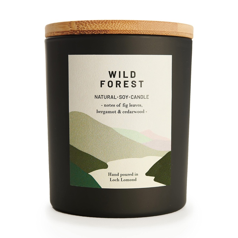 Wild Forest – Organic & Vegan Luxury Scented Candles. Hand Poured in Loch Lomond Scotland (+7 Scent Options)