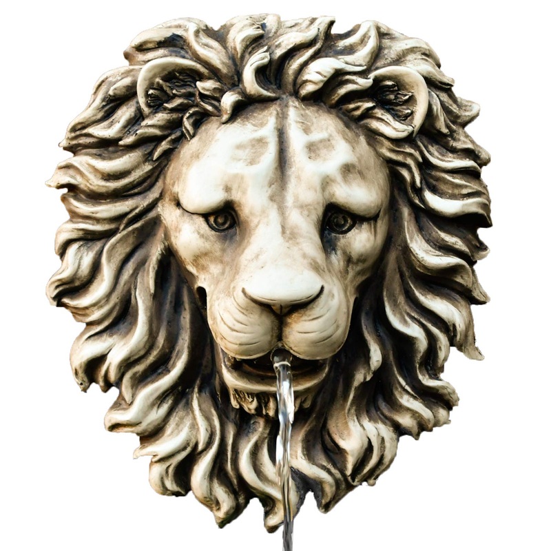 K hko Gargoyle Lion Head Height Approx. 37 cm 15001 Wall Decoration