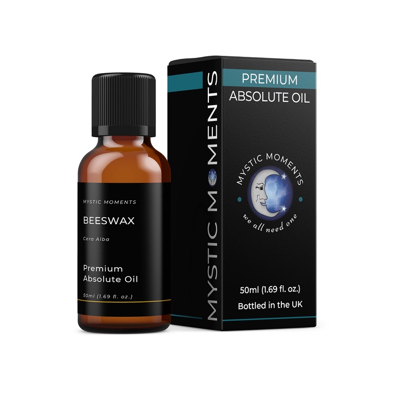 Mystic Moments | Beeswax Absolute Oil 50ml (Cera Alba) Pure & Natural Absolute Oil for Skincare Perfumery & Aromatherapy