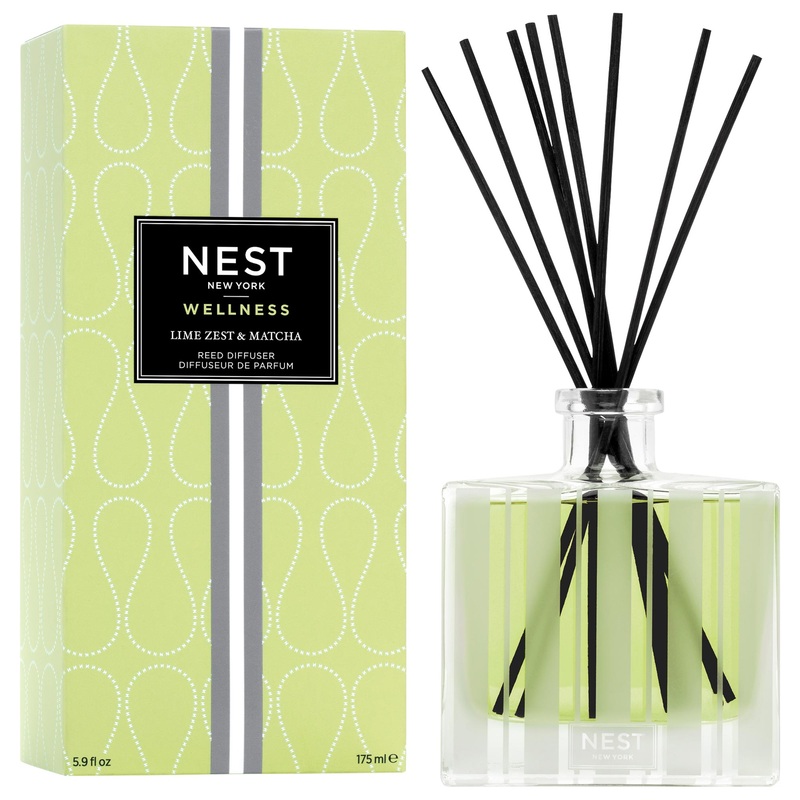 NEST New York Lime Zest & Matcha Reed Diffuser – 5.9 oz / 175 ml