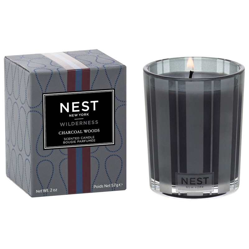 NEST New York Mini Charcoal Woods Candle – 2.1 oz / 57 g