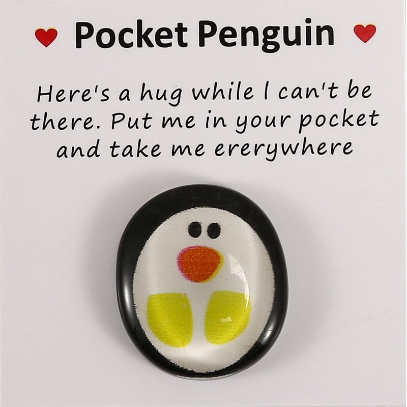 Pocket Penguin Hug Penguin Gifts A Little Pocket Penguin Hug Pocket Hug Penguin Decoration Penguin Pocket Keepsake Ornament Encourage Gift Mini Pocket Penguin Hug for Lovers Family Friends Gifts As Picture