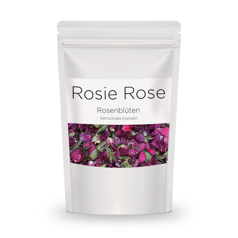 Rosie rose edible pink rose flowers Dark Pink 50g of dried flowers for wedding cakes baking & cooking natural rose flowers as edible decoration for cakes and dishes