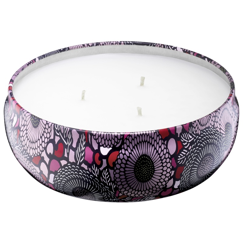VOLUSPA Japanese Plum Decorative Tin Candle – 12 oz/ 340 g