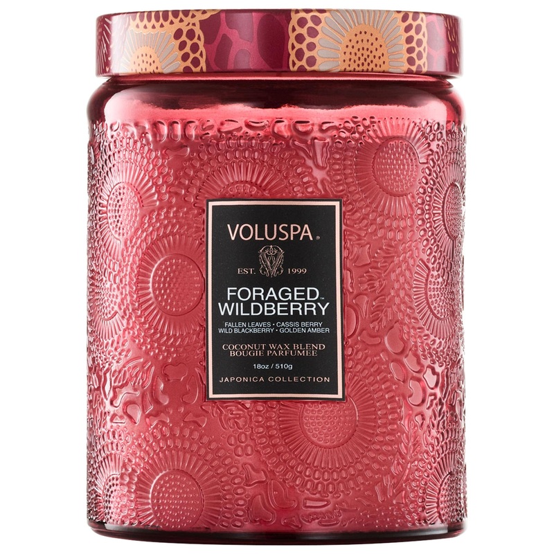 VOLUSPA Japonica Foraged Wildberry Large Jar Candle – 18 oz / 510 g