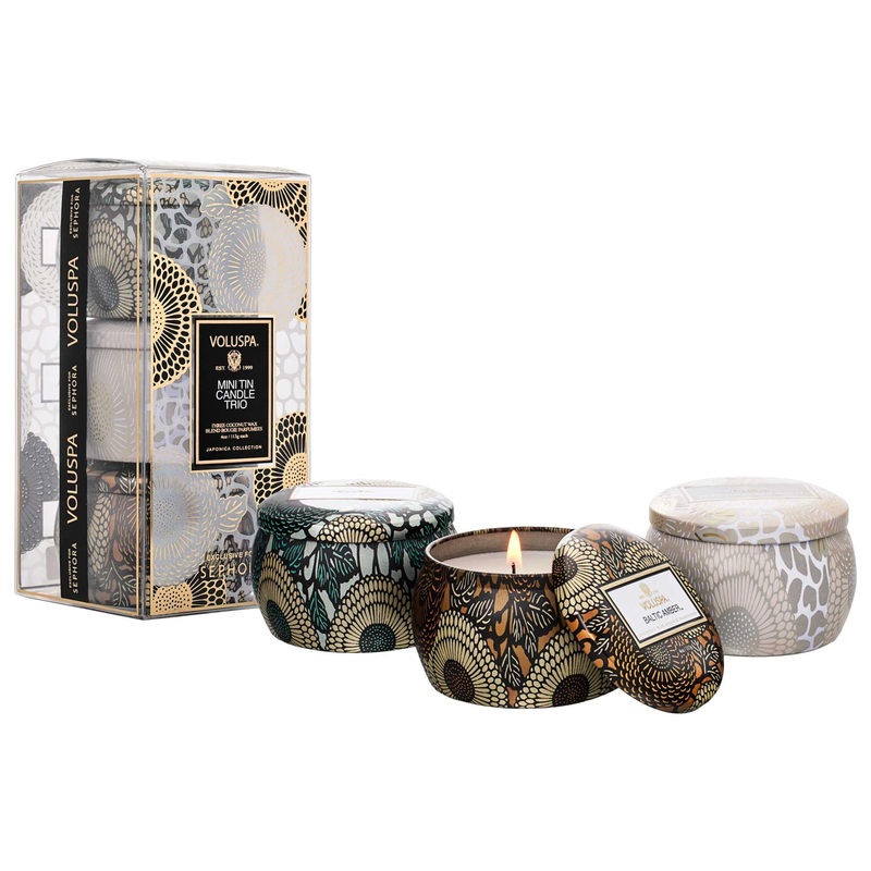 VOLUSPA Mini Tin Best Sellers Candle Set