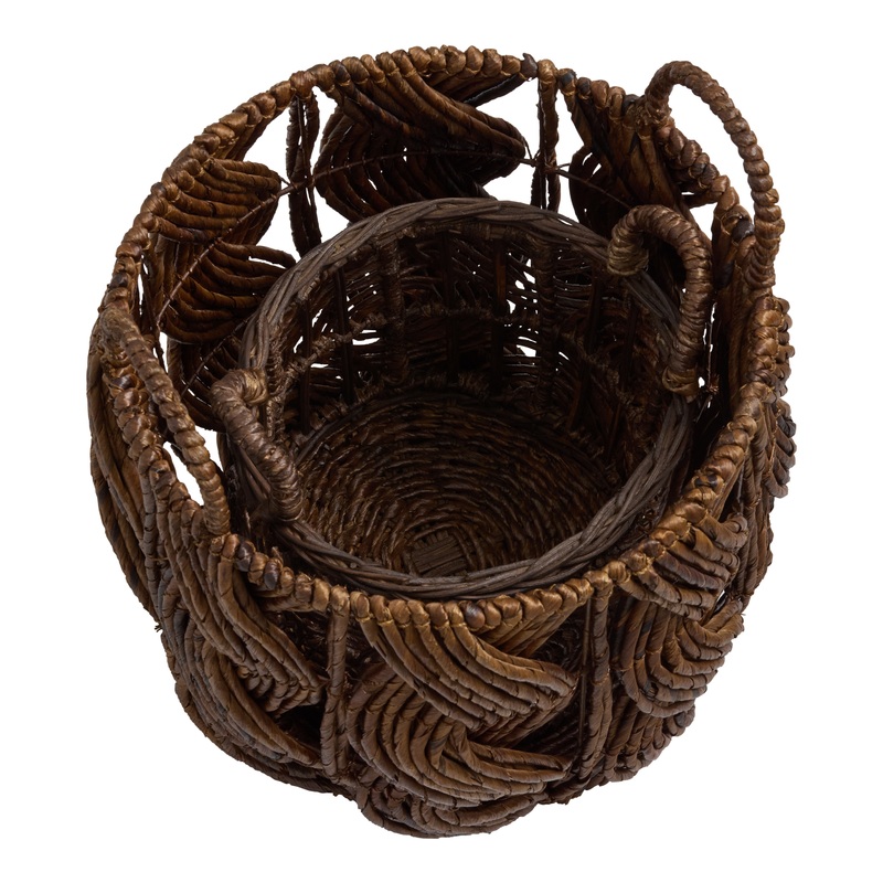 Bali Espresso Banana Leaf Basket
