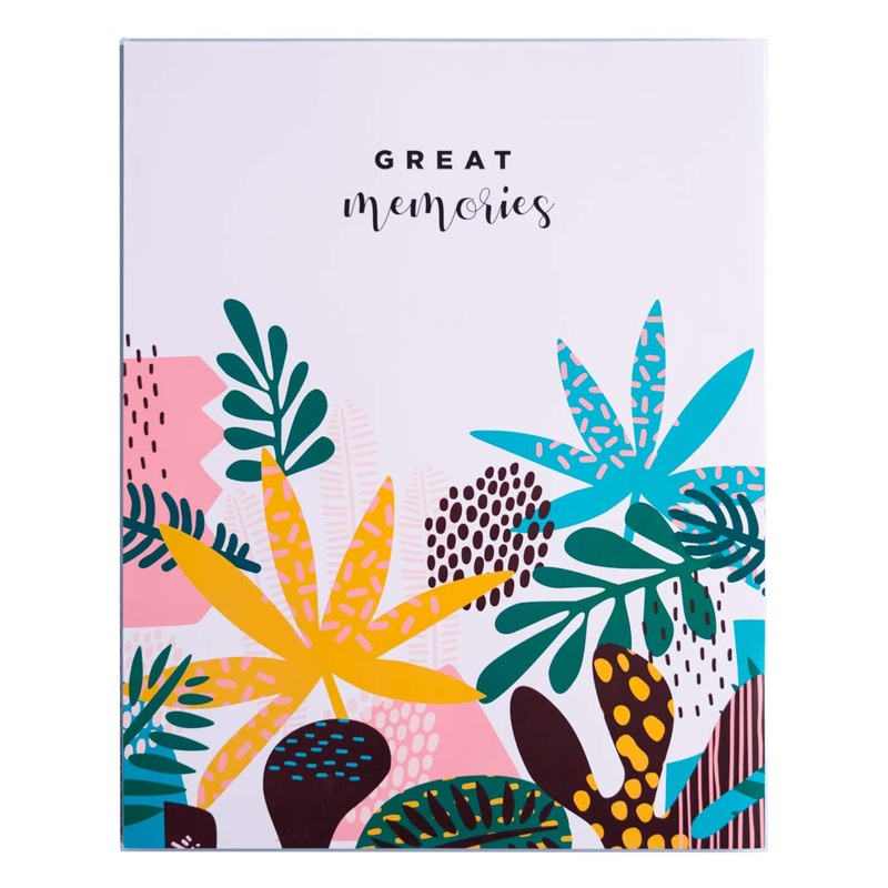 Grupo Erik Official Abstract Tropics Photo Album – 8×5 Photo Album / 13×20 cm – Family Photo Album 96 Pockets – Friend Gifts Flower Gifts – Photo Albums 8×5 96 photos – Photo Album Slip In