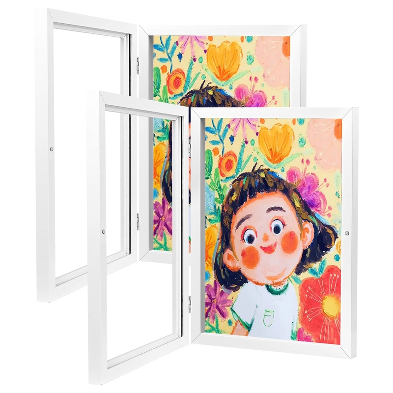 Hovin picture frame for children’s drawings A4 2 pieces of children art picture frames white picture frame for filling storage children’s drawings white 2