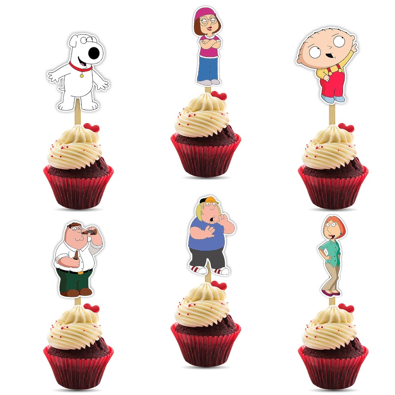 Seyal Stewe Griffin cupcake topper Seyal Stewe Griffin Cupcake Topper