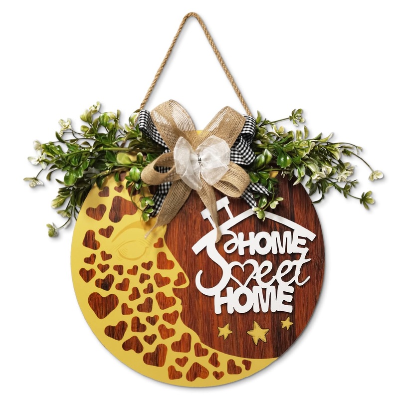 SIGNINART Home Sweet Home Wood Sign