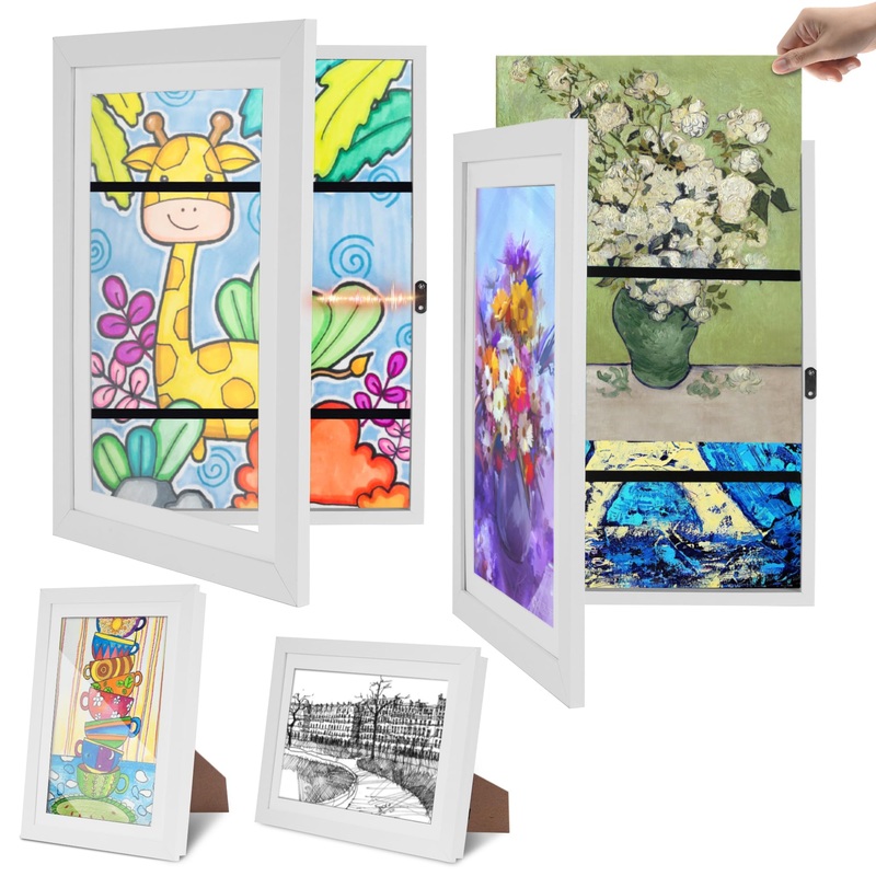 Yiifell picture frame children’s drawings A4 children art frame.