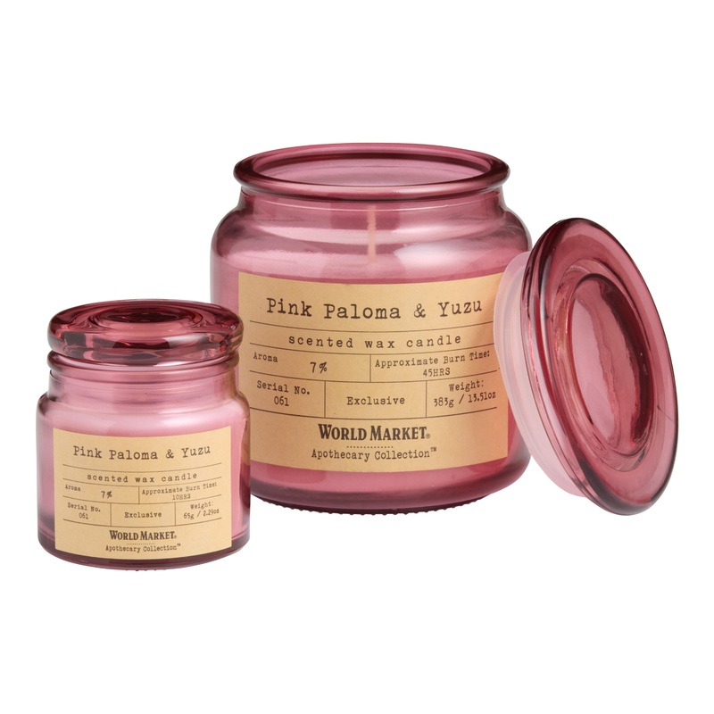 Apothecary Pink Paloma & Yuzu Scented Candle