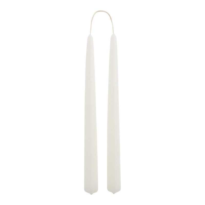 Hand Dipped Classic Taper Candles 2 Pack Set of 2