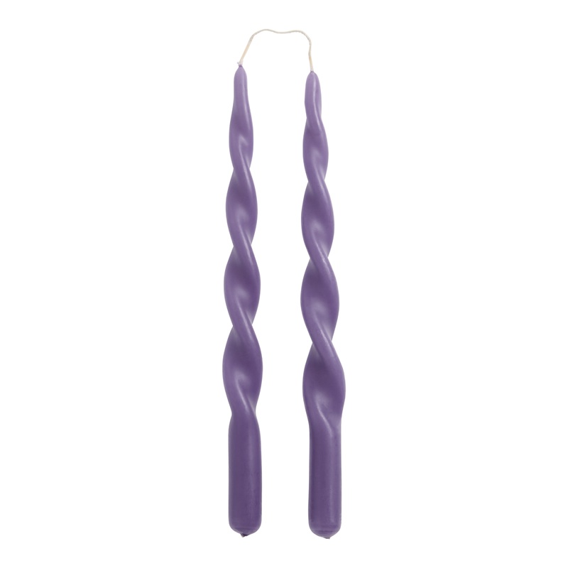 Open Twisted Taper Candles 2 Pack