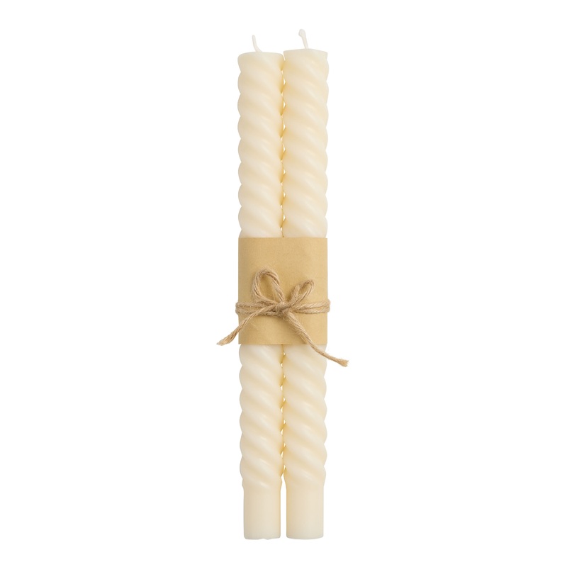 Rope Taper Candle 2 Pack