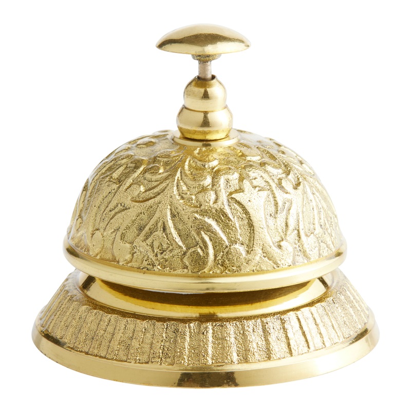 Brass Metal Vintage Bell Decor