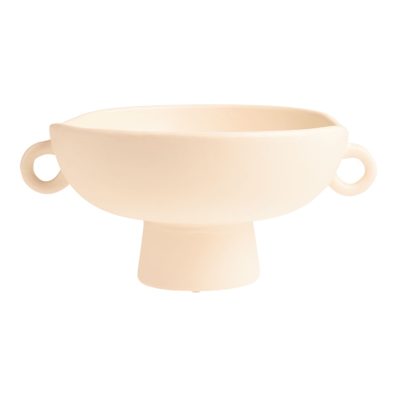 CRAFT Halle Cream Terracotta Loop Handle Bowl Decor