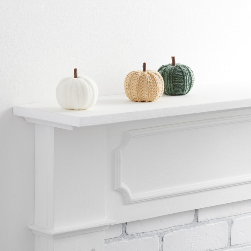 Mini Woven Pumpkin Decor 3 Pack