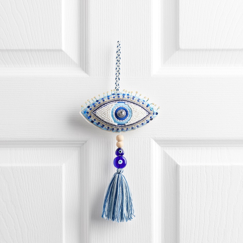 Beaded Evil Eye Hanging Decor