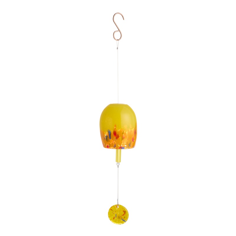 Confetti Art Glass Dome Wind Chime