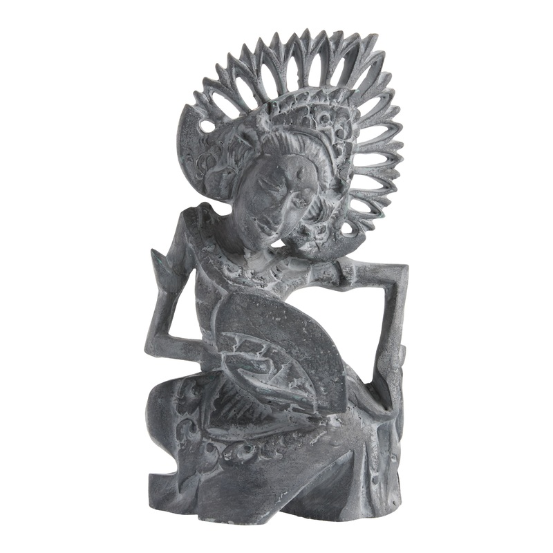 CRAFT Antique Black Resin Janger Dancing Figure