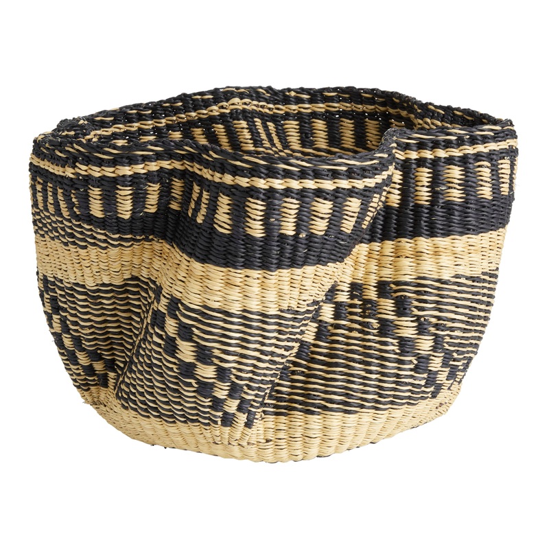 CRAFT Ayeya Small Wild Grass Wavy Woven Basket