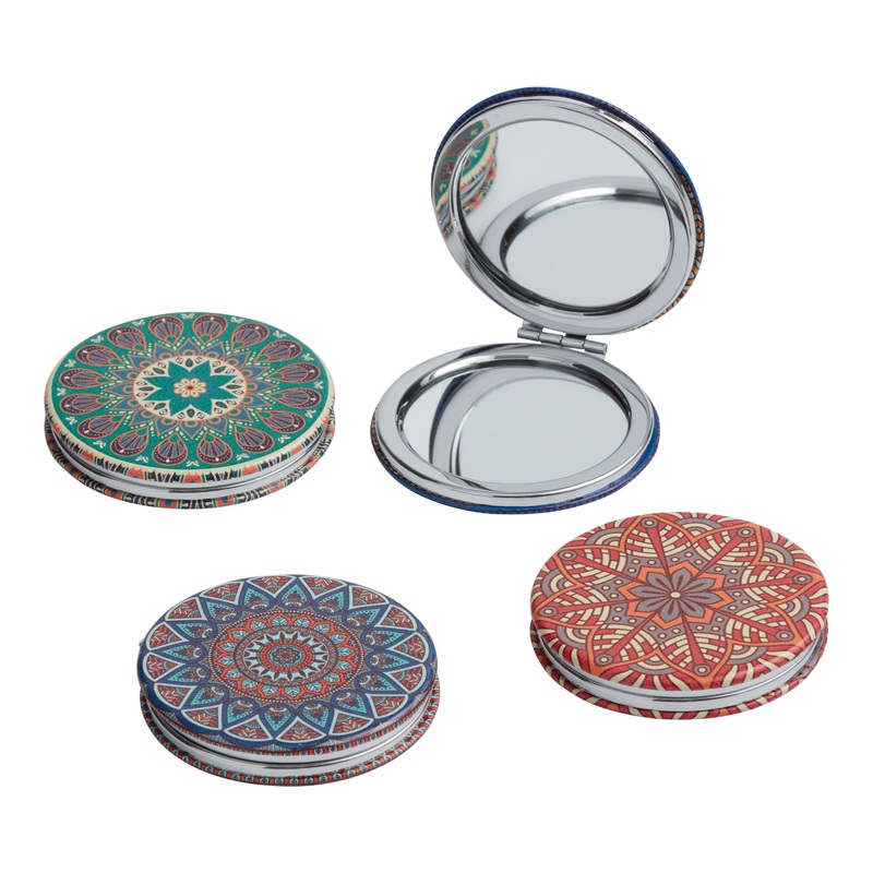 Kikkerland Mandala Compact Mirrors Set of 4