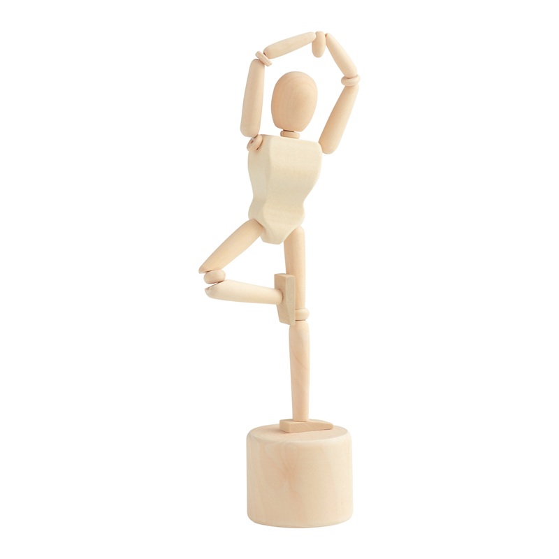 Kikkerland Yogi Push Puppet