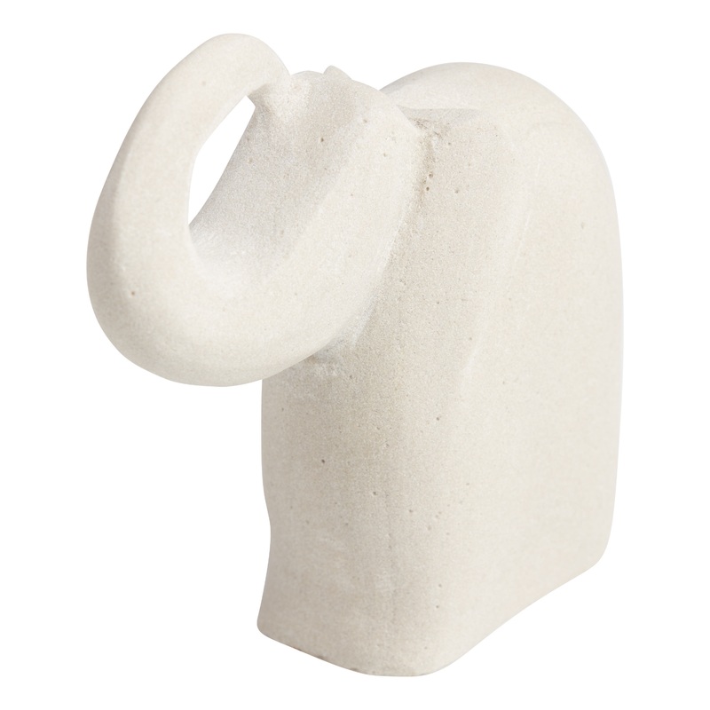 White Ecomix Elephant Bookends