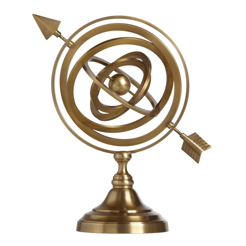 Gold Armillary Sphere Decor