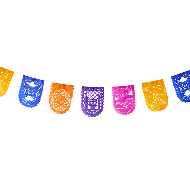 Handmade Multicolor Papel Picado Garland