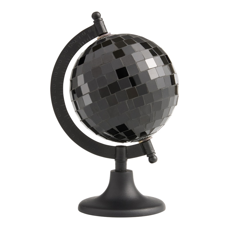 Mini Black Disco Ball Globe