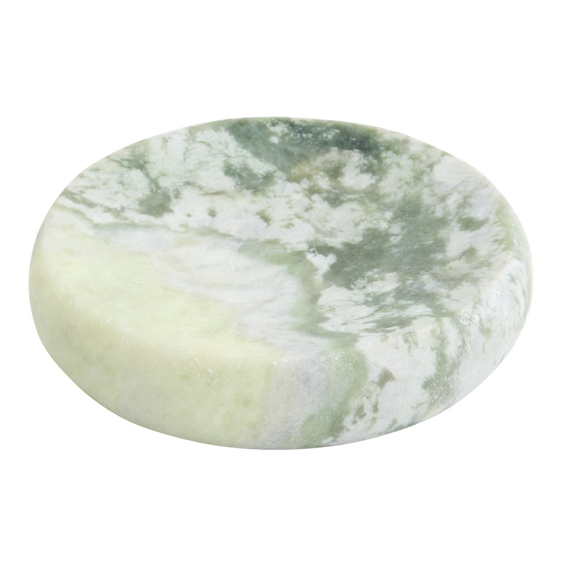 Natural Green Marble Donut Shape Trinket Dish
