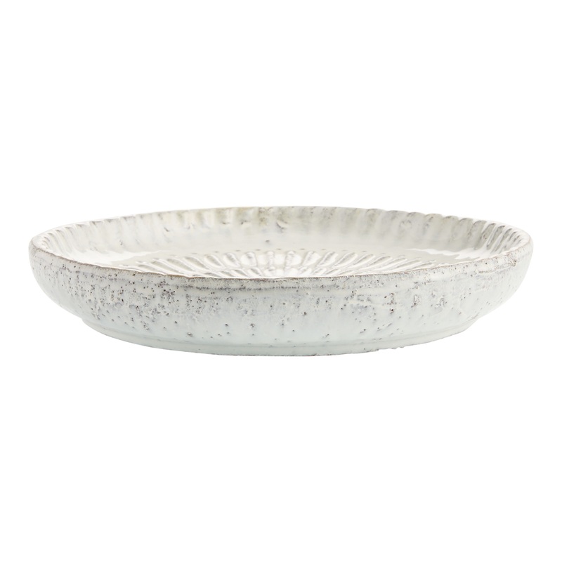 White Ceramic Mandala Plate