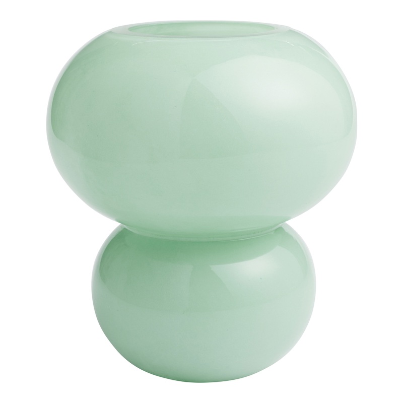 Green Calabash Glass Vase