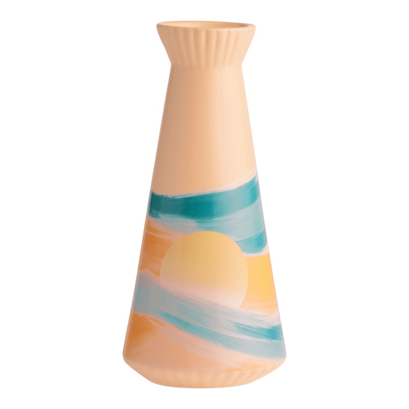 Kolor Me Koby Ceramic Sun Landscape Vase