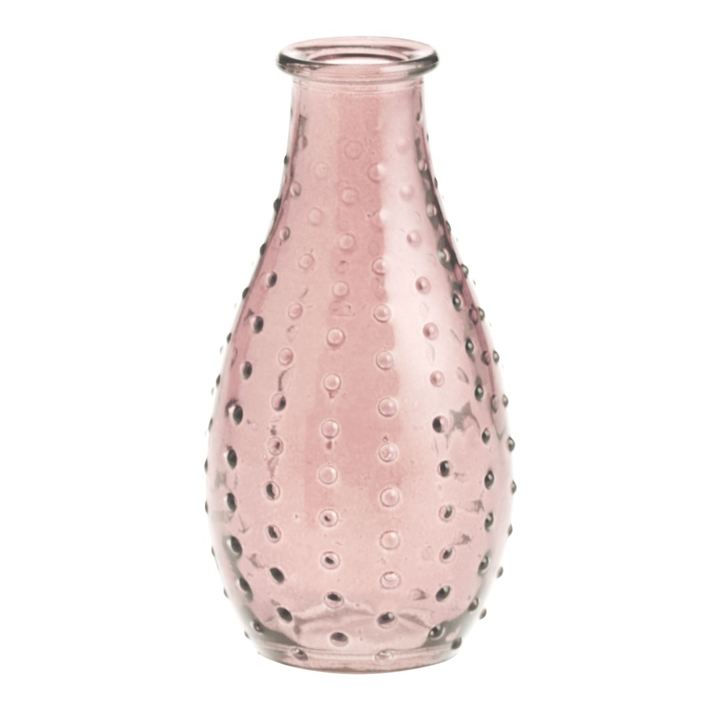 Glass Dot Bud Vase Set of 3